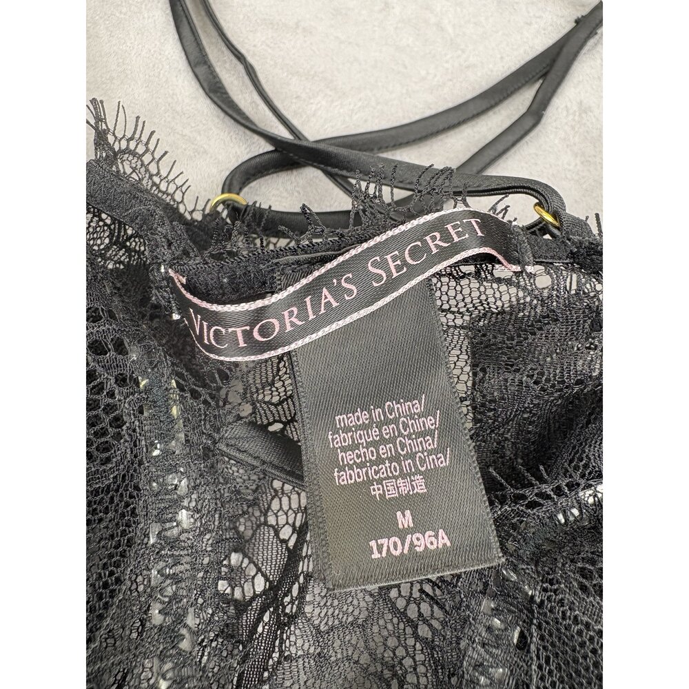 Victoria's Secret Lace-Trim Satin Chemise Slip M - Picture 4 of 10